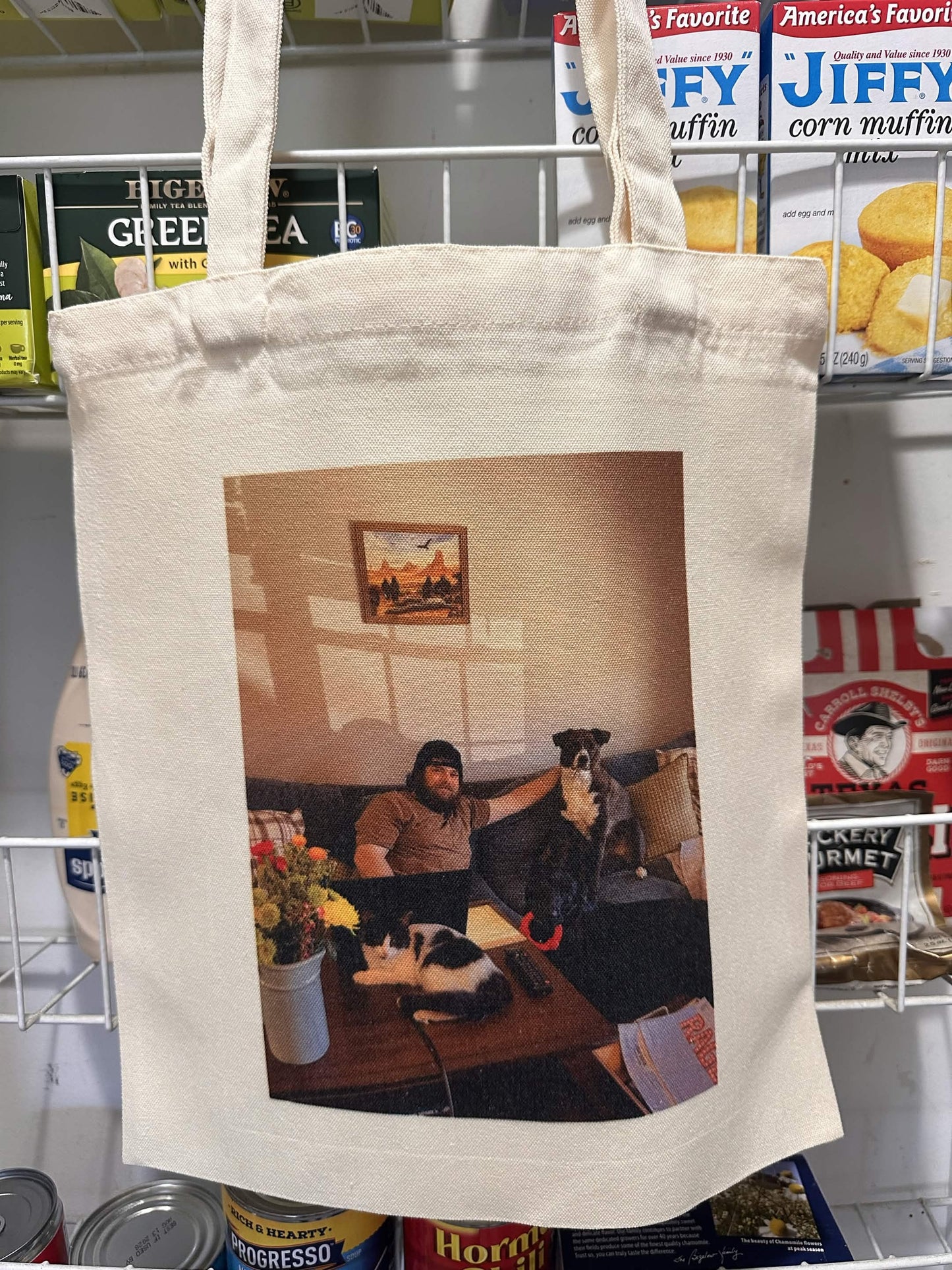 Custom Sublimation Tote Bag 13" x 15" for Your Design, Printed to Order