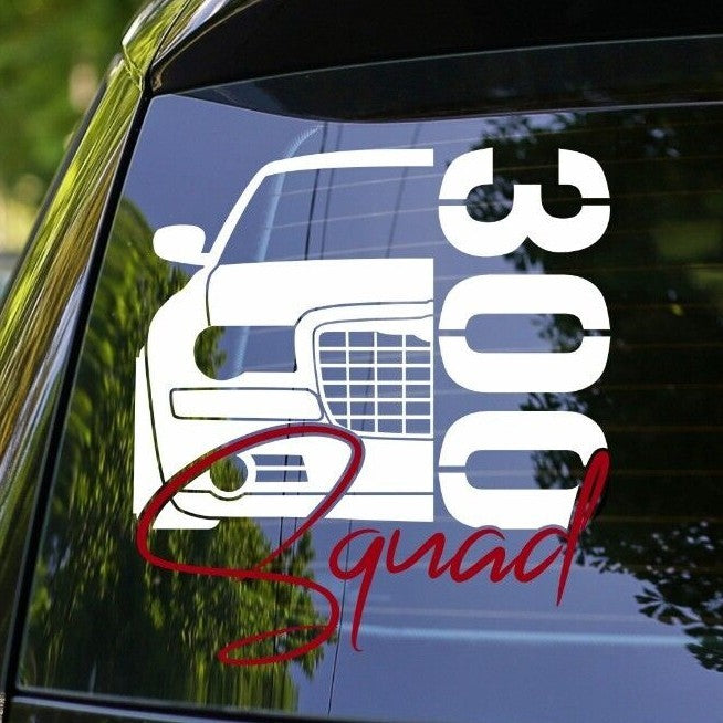 300 Squad Decal Sticker for Lowered Chrysler 300c 1st gen Stanced