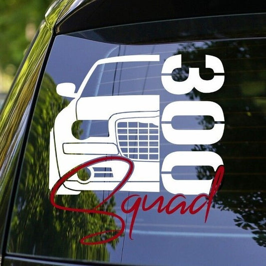 300 Squad Decal Sticker for Lowered Chrysler 300c 1st gen Stanced