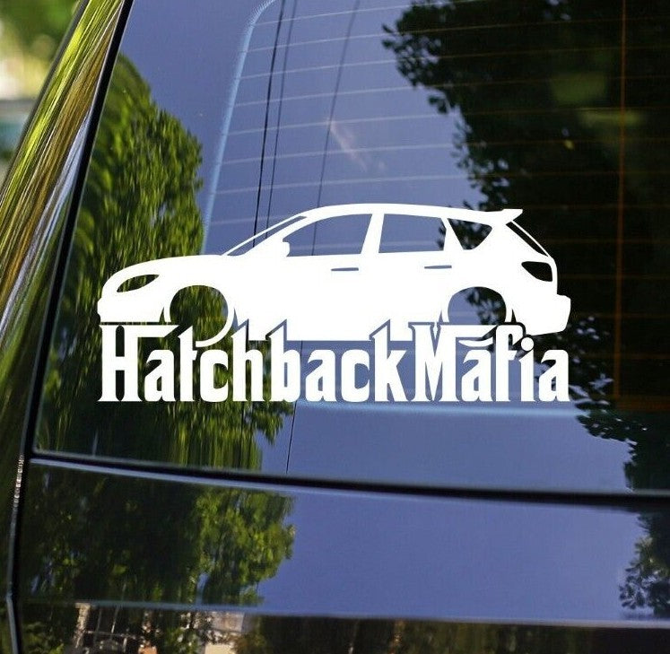 Lowered HATCHBACK MAFIA Sticker for Mazda 3 Mazdaspeed MPS 2007-2010