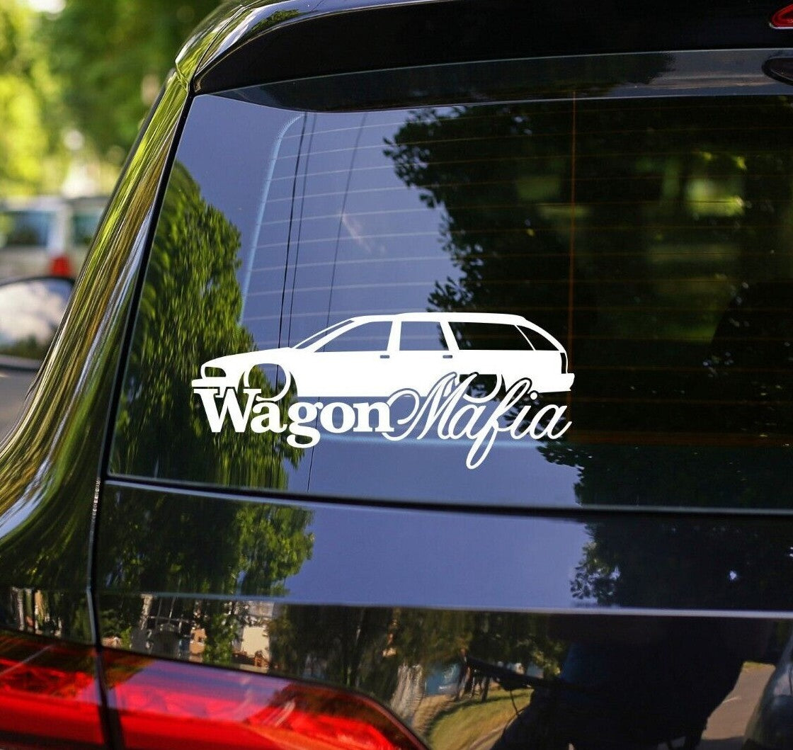 Lowered WAGON MAFIA V2 Car Sticker for Chevrolet Caprice 4th Gen 1991-1996