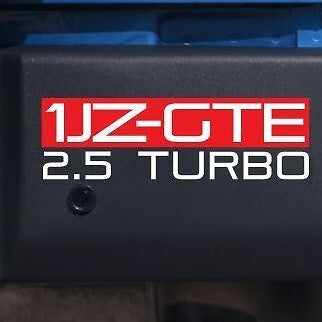 1JZGTE 2.5 Turbo Decal Sticker Toyota Supra Soarer GT Crown Chaser Car Laptop