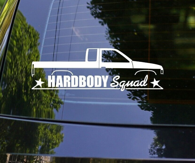 HARDBODY Squad Truck Car Decal Sticker for Nissan Hardbody Kingcab Pickup D21