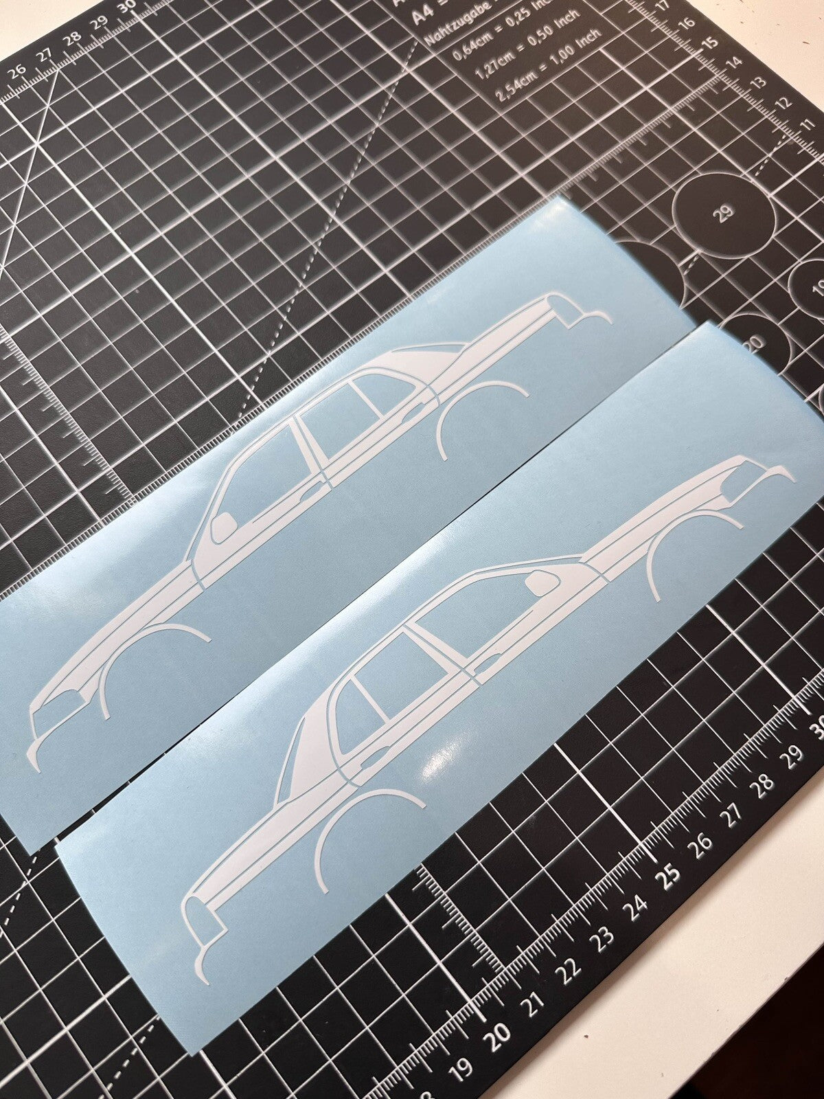 2x Car Silhouette Decal Stickers for Ford Crown Victoria 2nd gen 1998-2012