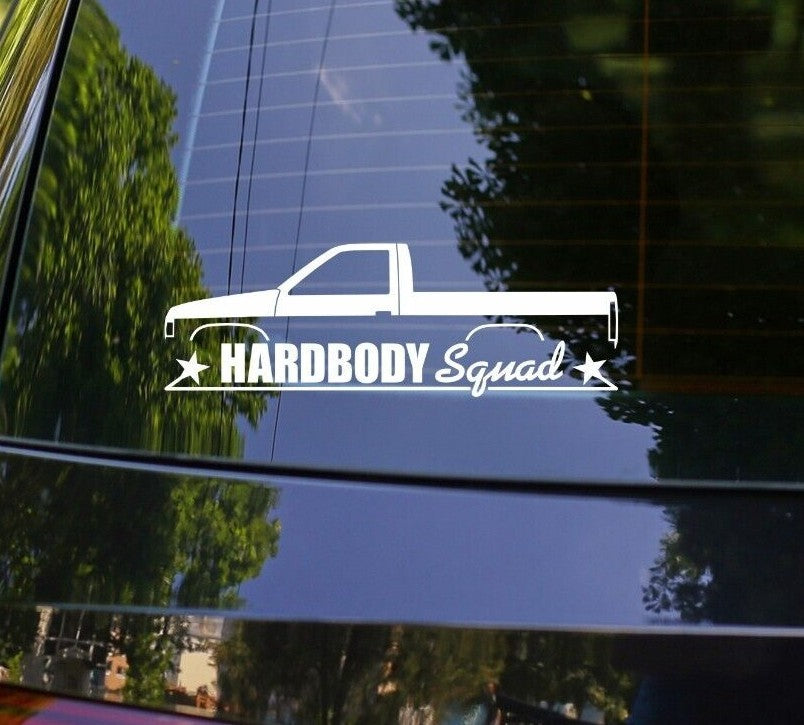 HARDBODY Squad Decal Sticker for Nissan Hard Body Pickup Truck D21 JDM